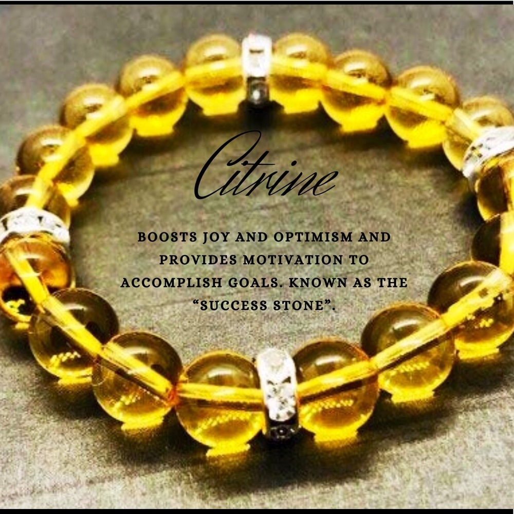 Citrine Crystal Healing Bracelet